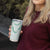Aloha Lei Mikioi Tumbler Cup Sage Green Polynesian Tribal Tatau Pattern
