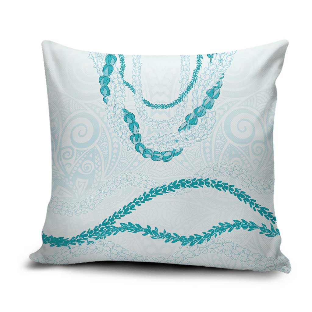 Aloha Lei Mikioi Pillow Cover Aloha Lei Mikioi LT9 Teal - Polynesian Pride