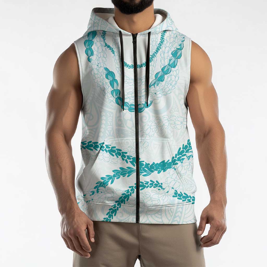 Aloha Lei Mikioi Sleeveless Zip Hoodie Aloha Lei Mikioi LT9 - Polynesian Pride