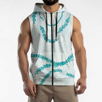 Aloha Lei Mikioi Sleeveless Zip Hoodie Aloha Lei Mikioi LT9 - Polynesian Pride