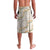 Aloha Pakalana and Puakenikeni Lei Lavalava Beige Hawaiian Pattern