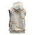 Aloha Pakalana and Puakenikeni Lei Sleeveless Zip Hoodie Beige Hawaiian Pattern - Polynesian Pride