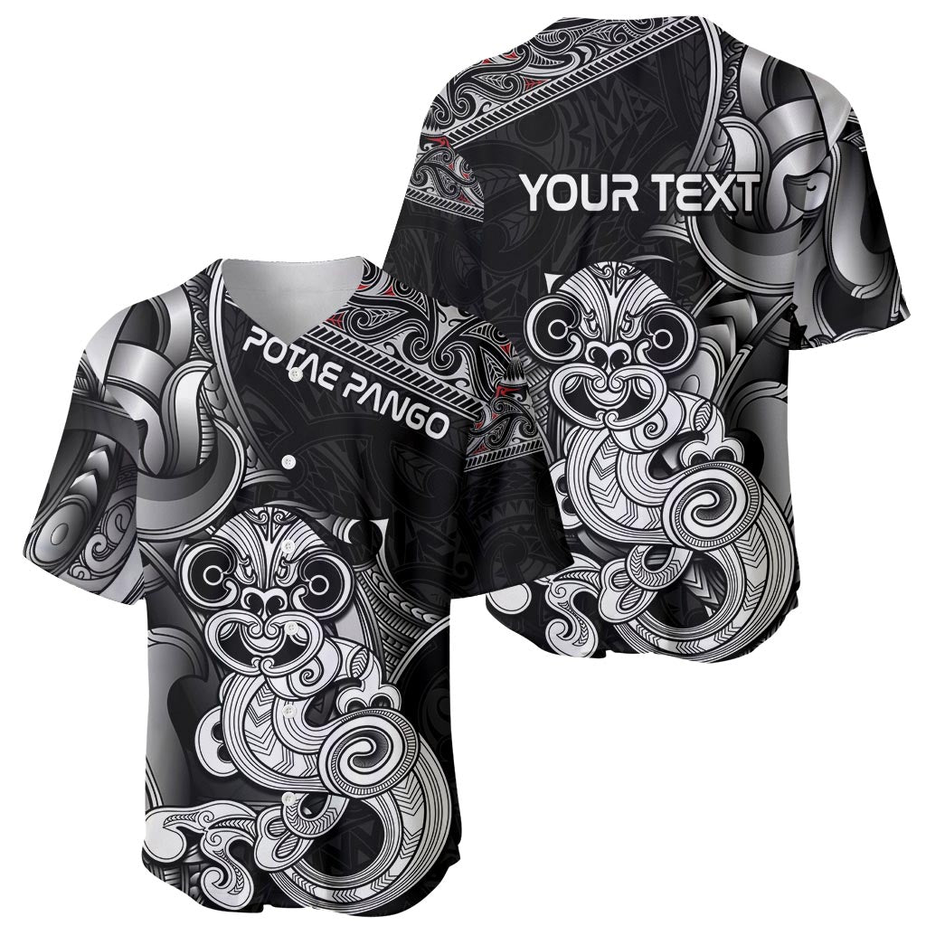 Personalised New Zealand Potae Pango Cricket Baseball Jersey Special Maori Hei Tiki Tribal Tattoo LT9 - Polynesian Pride
