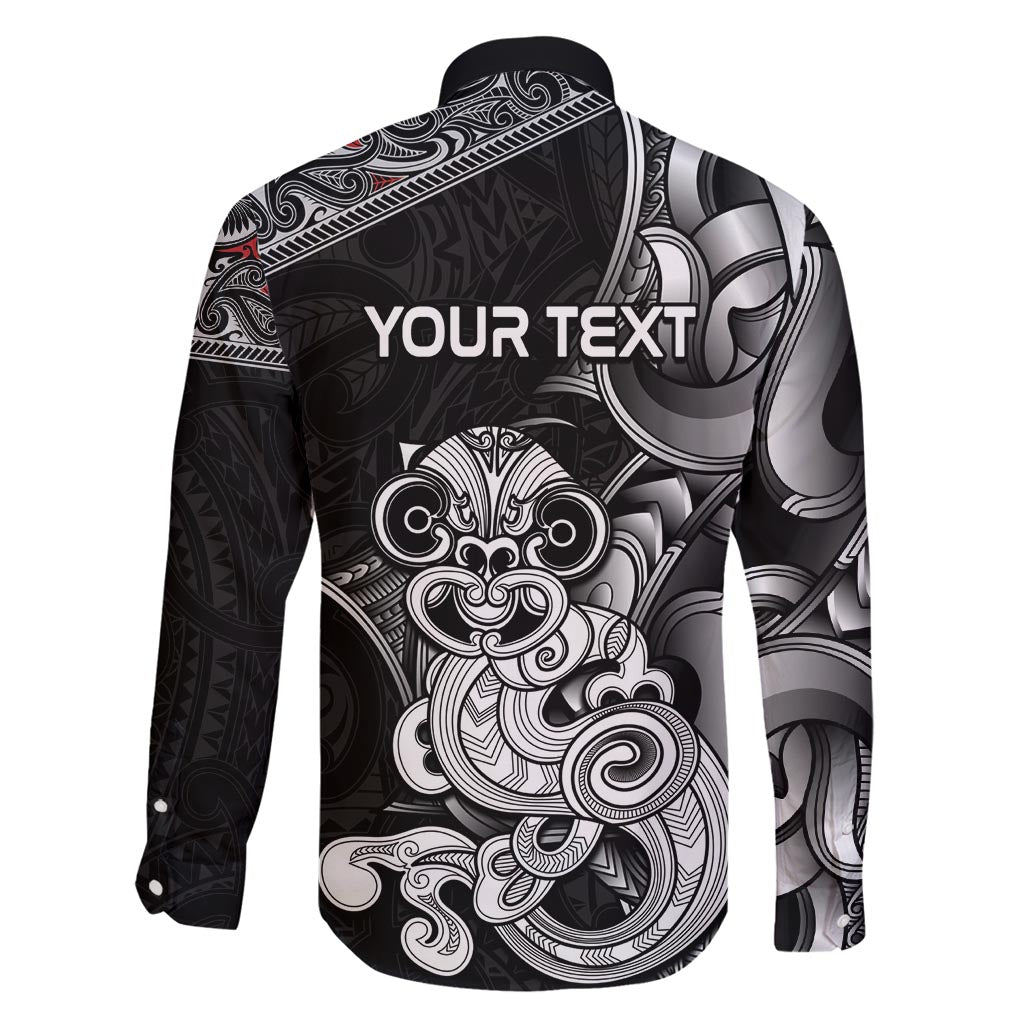 Personalised New Zealand Potae Pango Cricket Family Matching Off Shoulder Maxi Dress and Hawaiian Shirt Special Maori Hei Tiki Tribal Tattoo LT9 - Polynesian Pride