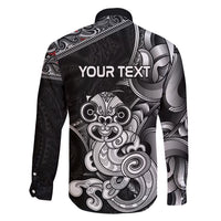 Personalised New Zealand Potae Pango Cricket Family Matching Summer Maxi Dress and Hawaiian Shirt Special Maori Hei Tiki Tribal Tattoo LT9 - Polynesian Pride
