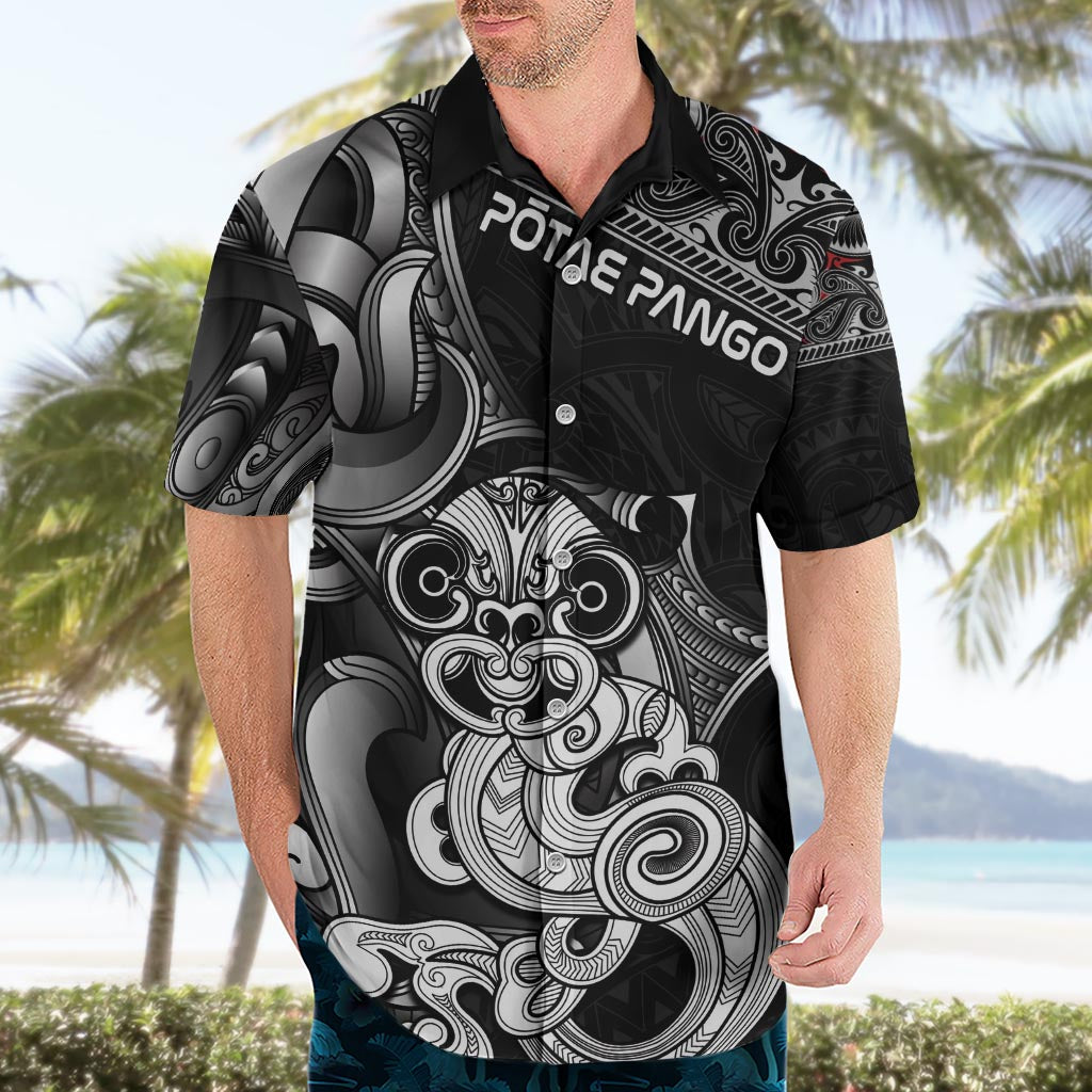 Personalised New Zealand Potae Pango Cricket Hawaiian Shirt Special Maori Hei Tiki Tribal Tattoo LT9 - Polynesian Pride