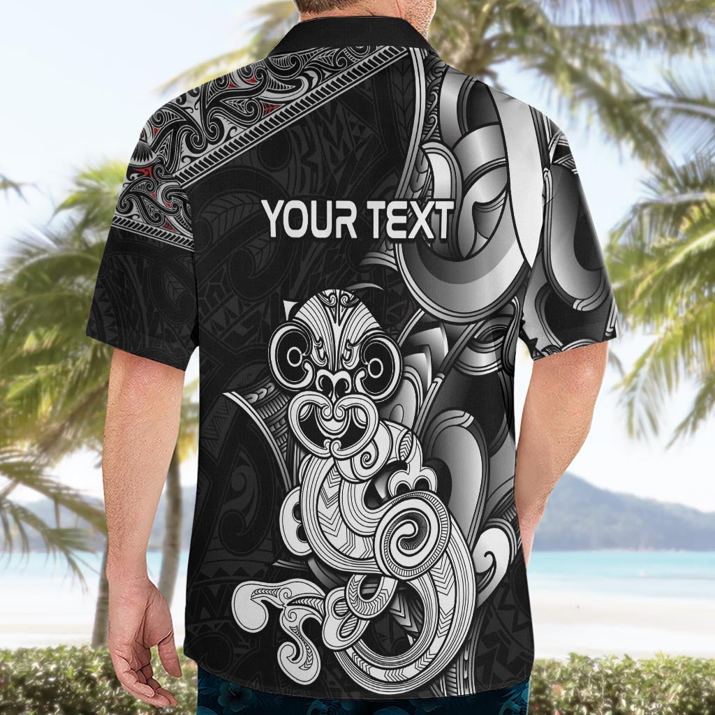 Personalised New Zealand Potae Pango Cricket Hawaiian Shirt Special Maori Hei Tiki Tribal Tattoo LT9 - Polynesian Pride