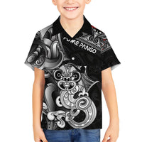 Personalised New Zealand Potae Pango Cricket Hawaiian Shirt Special Maori Hei Tiki Tribal Tattoo LT9 - Polynesian Pride