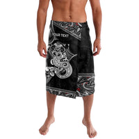 Personalised New Zealand Potae Pango Cricket Lavalava Special Maori Hei Tiki Tribal Tattoo LT9 Black - Polynesian Pride