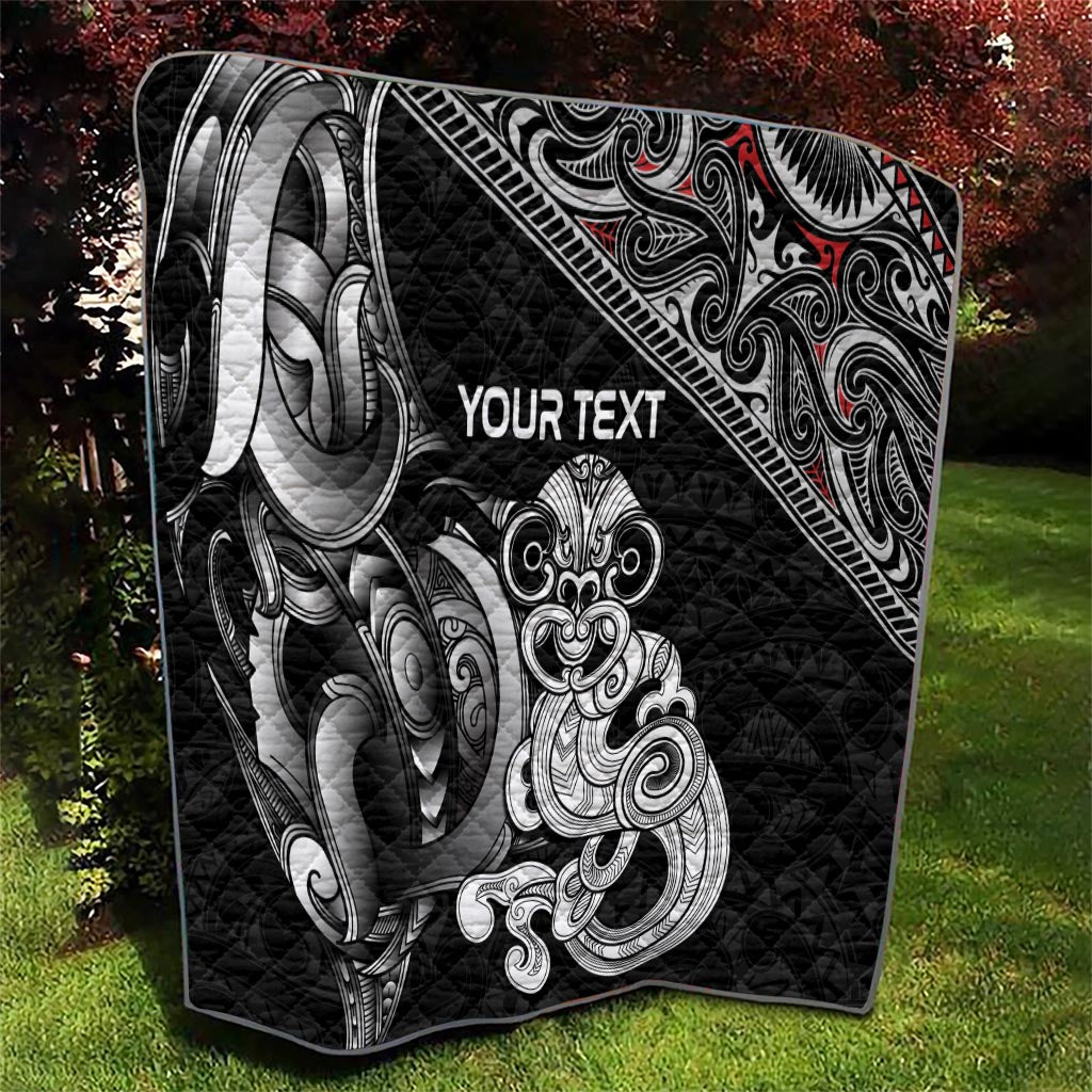 Personalised New Zealand Potae Pango Cricket Quilt Special Maori Hei Tiki Tribal Tattoo LT9 - Polynesian Pride