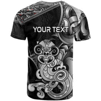 Personalised New Zealand Potae Pango Cricket T Shirt Special Maori Hei Tiki Tribal Tattoo LT9 - Polynesian Pride