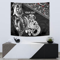 Personalised New Zealand Potae Pango Cricket Tapestry Special Maori Hei Tiki Tribal Tattoo LT9 - Polynesian Pride