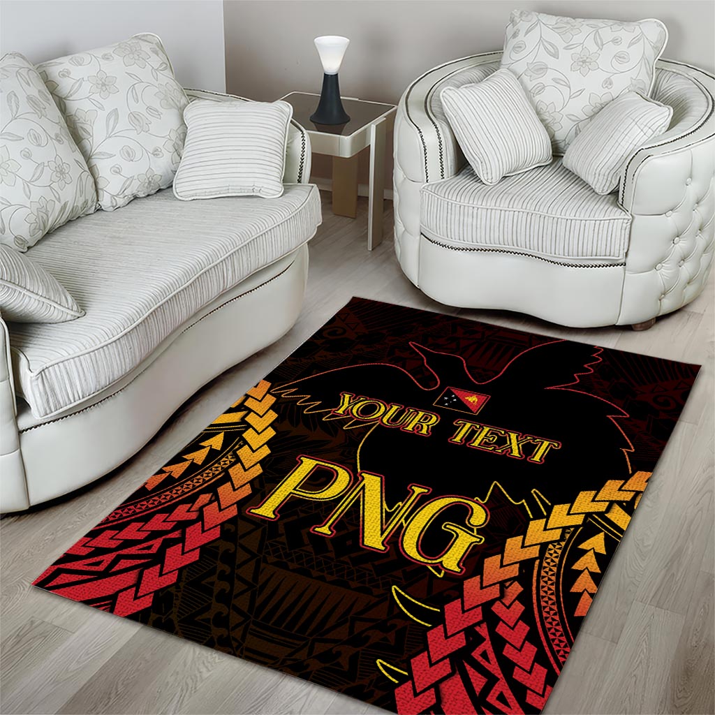 Custom Papua New Guinea Cricket Area Rug Go Barramundis LT9 - Polynesian Pride