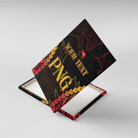 Custom Papua New Guinea Cricket Canvas Wall Art Go Barramundis