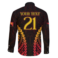 Custom Papua New Guinea Cricket Family Matching Summer Maxi Dress and Hawaiian Shirt Go Barramundis LT9 - Polynesian Pride