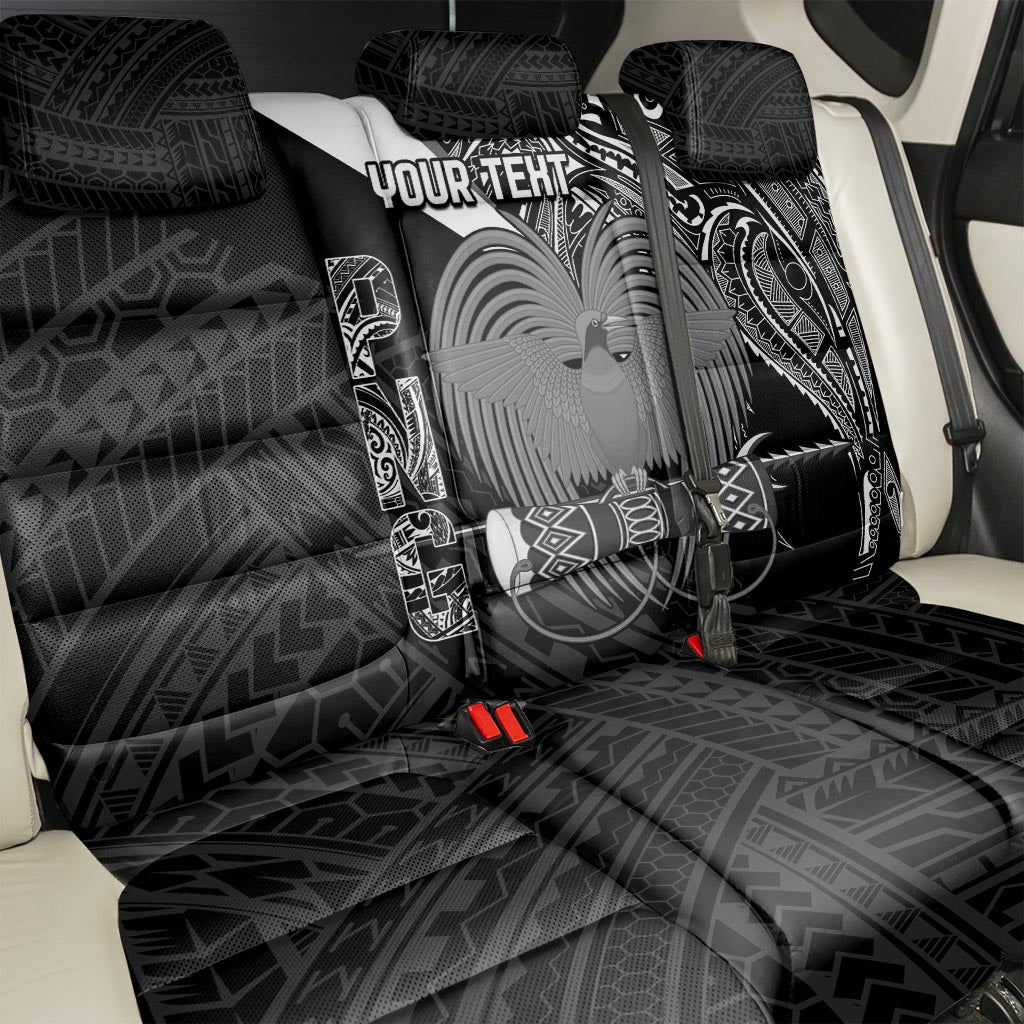Custom Papua New Guinea Cricket Back Car Seat Cover Tribal Bird of Paradise Tattoo LT9 - Polynesian Pride