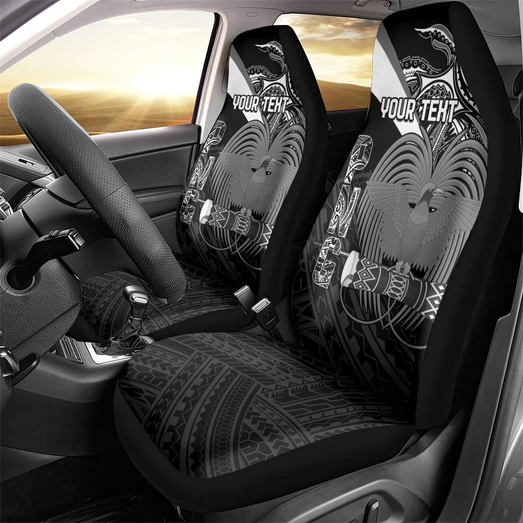 Custom Papua New Guinea Cricket Car Seat Cover Tribal Bird of Paradise Tattoo LT9 - Polynesian Pride