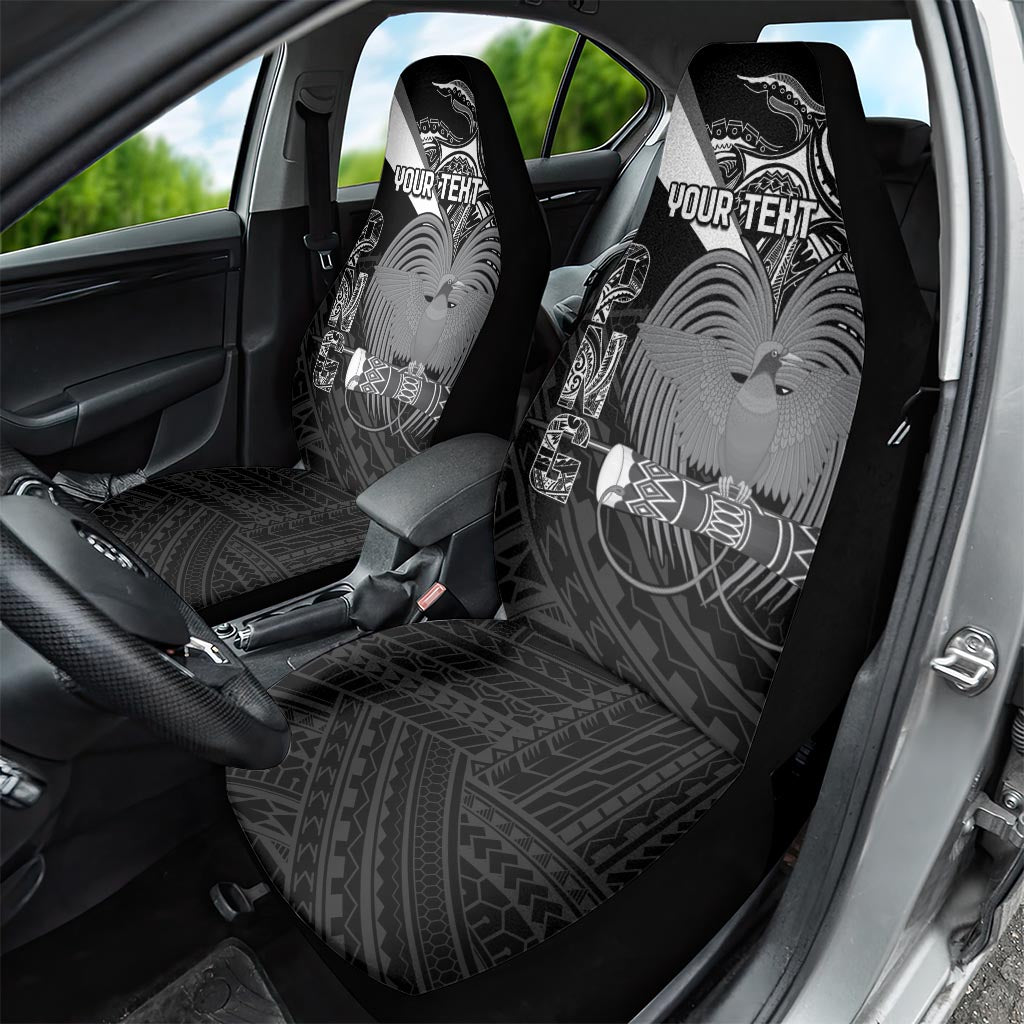 Custom Papua New Guinea Cricket Car Seat Cover Tribal Bird of Paradise Tattoo LT9 - Polynesian Pride