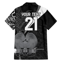 Custom Papua New Guinea Cricket Family Matching Off Shoulder Maxi Dress and Hawaiian Shirt Tribal Bird of Paradise Tattoo LT9 - Polynesian Pride