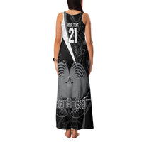 Custom Papua New Guinea Cricket Family Matching Tank Maxi Dress and Hawaiian Shirt Tribal Bird of Paradise Tattoo LT9 - Polynesian Pride