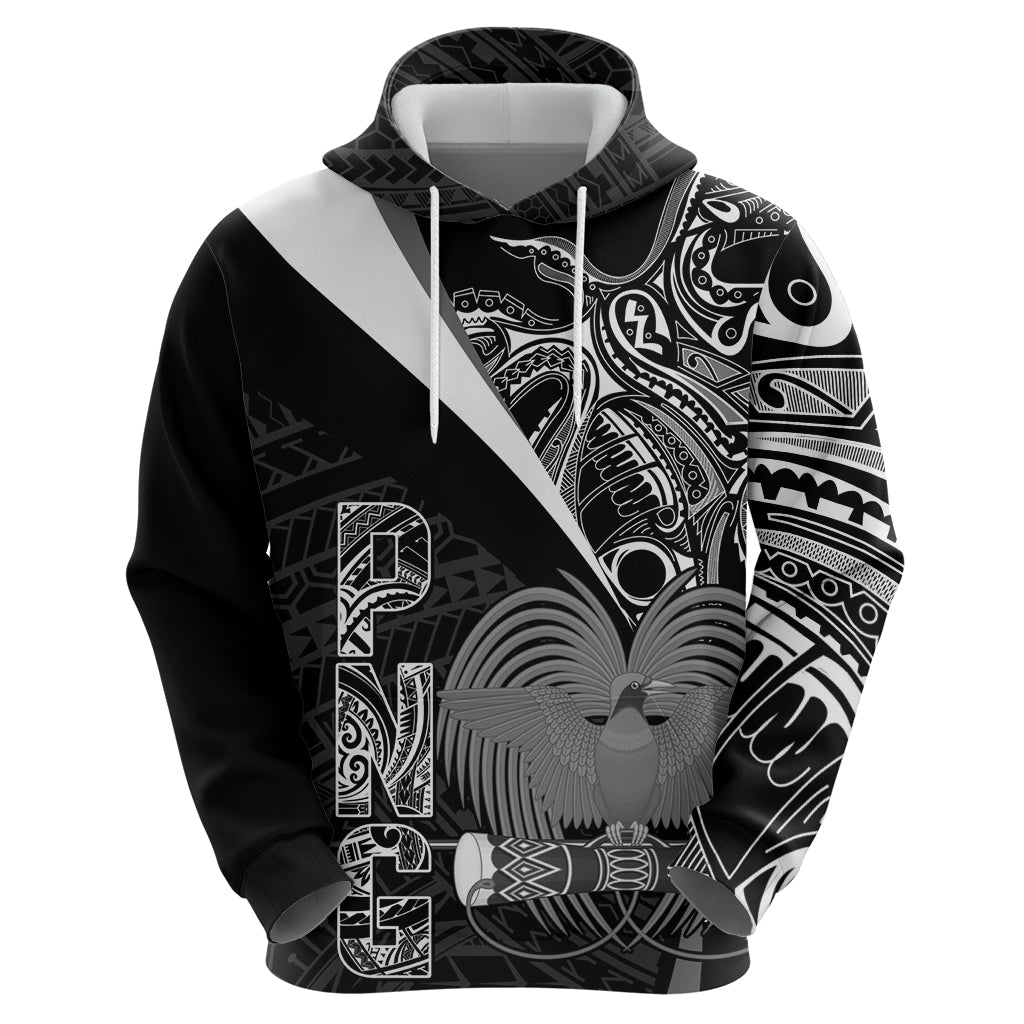 Custom Papua New Guinea Cricket Hoodie Tribal Bird of Paradise Tattoo LT9 - Polynesian Pride
