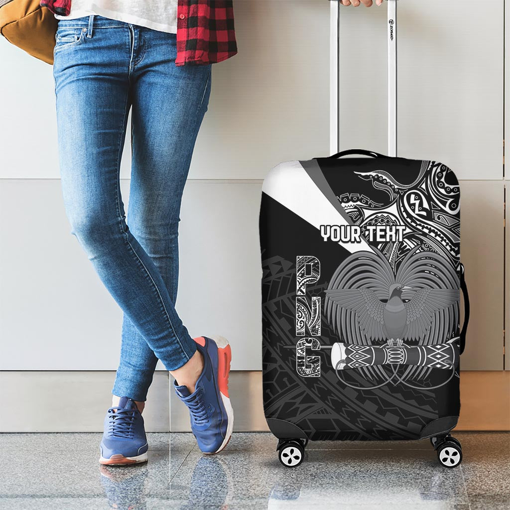 Custom Papua New Guinea Cricket Luggage Cover Tribal Bird of Paradise Tattoo LT9 - Polynesian Pride