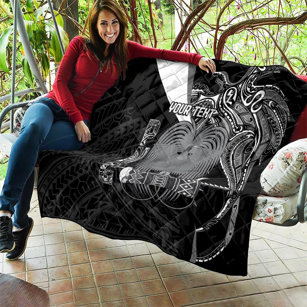 Custom Papua New Guinea Cricket Quilt Tribal Bird of Paradise Tattoo LT9 - Polynesian Pride