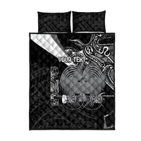 Custom Papua New Guinea Cricket Quilt Bed Set Tribal Bird of Paradise Tattoo LT9 - Polynesian Pride