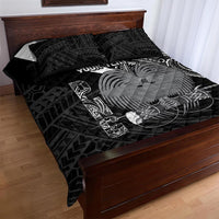 Custom Papua New Guinea Cricket Quilt Bed Set Tribal Bird of Paradise Tattoo LT9 - Polynesian Pride
