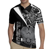 Custom Papua New Guinea Cricket Rugby Jersey Tribal Bird of Paradise Tattoo LT9 - Polynesian Pride