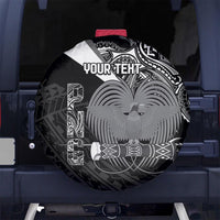 Custom Papua New Guinea Cricket Spare Tire Cover Tribal Bird of Paradise Tattoo LT9 - Polynesian Pride