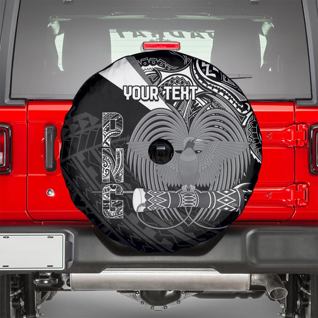 Custom Papua New Guinea Cricket Spare Tire Cover Tribal Bird of Paradise Tattoo LT9 - Polynesian Pride