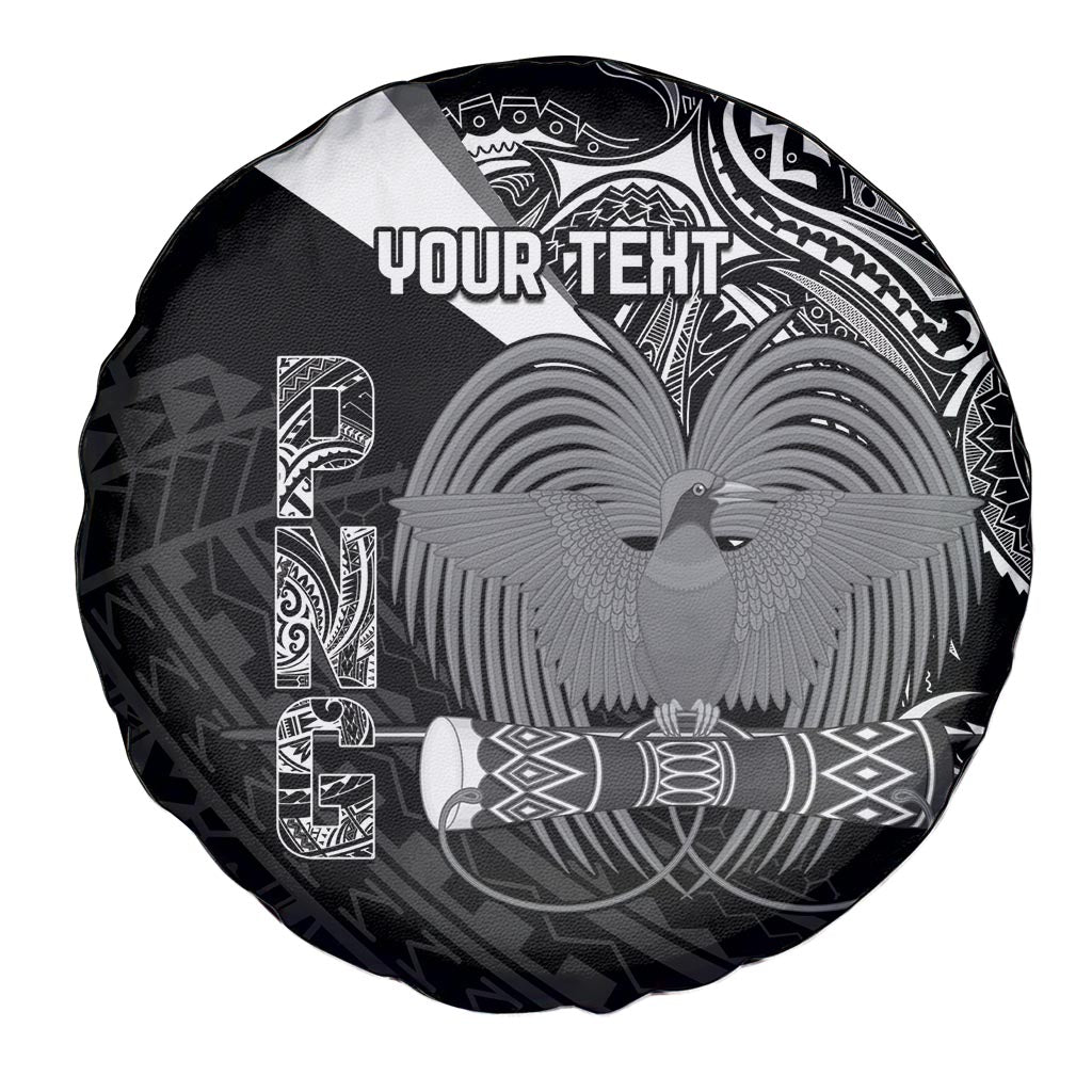 Custom Papua New Guinea Cricket Spare Tire Cover Tribal Bird of Paradise Tattoo LT9 - Polynesian Pride