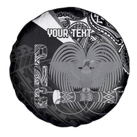 Custom Papua New Guinea Cricket Spare Tire Cover Tribal Bird of Paradise Tattoo LT9 - Polynesian Pride