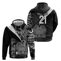 Custom Papua New Guinea Cricket Zip Hoodie Tribal Bird of Paradise Tattoo LT9 - Polynesian Pride