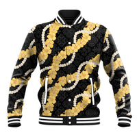 Aloha Melemele Hibiscus Pikake Lei Baseball Jacket Hawaiian Quilt Pattern