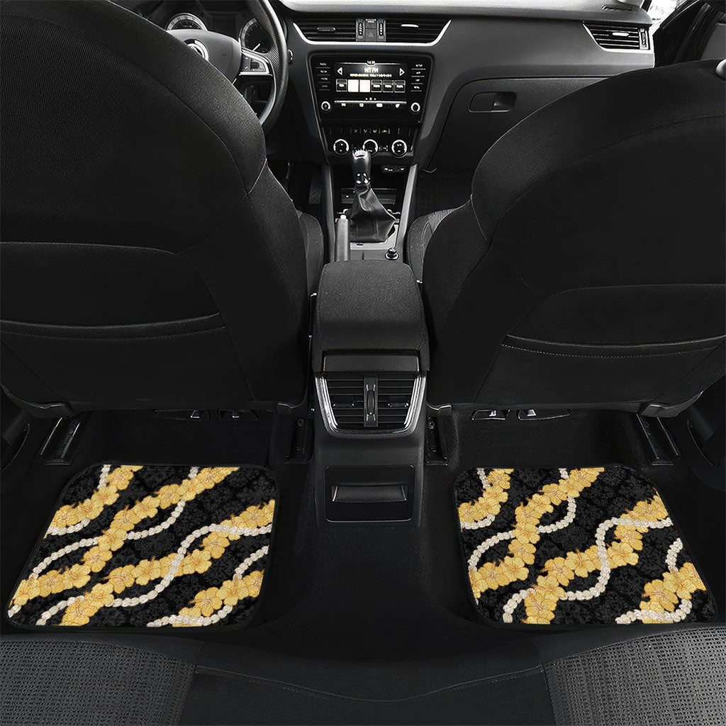 Aloha Melemele Hibiscus Pikake Lei Car Mats Hawaiian Quilt Pattern