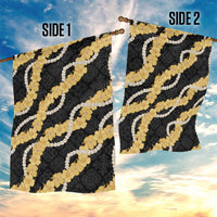 Aloha Melemele Hibiscus Pikake Lei Garden Flag Hawaiian Quilt Pattern