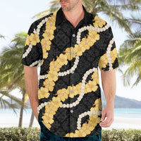 Aloha Melemele Hibiscus Pikake Lei Hawaiian Shirt Hawaiian Quilt Pattern LT9 - Polynesian Pride
