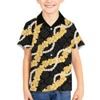 Aloha Melemele Hibiscus Pikake Lei Kid Hawaiian Shirt Hawaiian Quilt Pattern