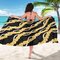 Aloha Melemele Hibiscus Pikake Lei Sarong Hawaiian Quilt Pattern LT9 - Polynesian Pride