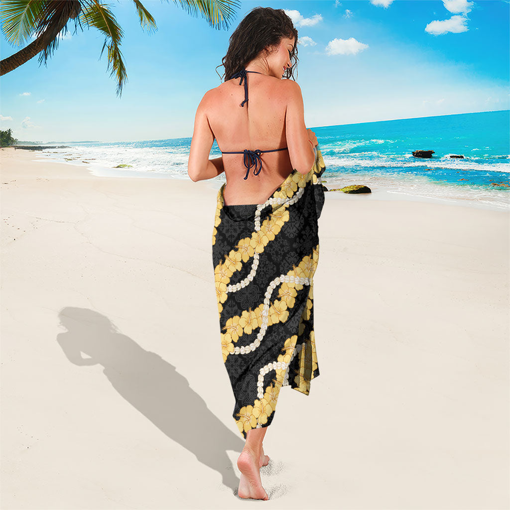 Aloha Melemele Hibiscus Pikake Lei Sarong Hawaiian Quilt Pattern LT9 - Polynesian Pride