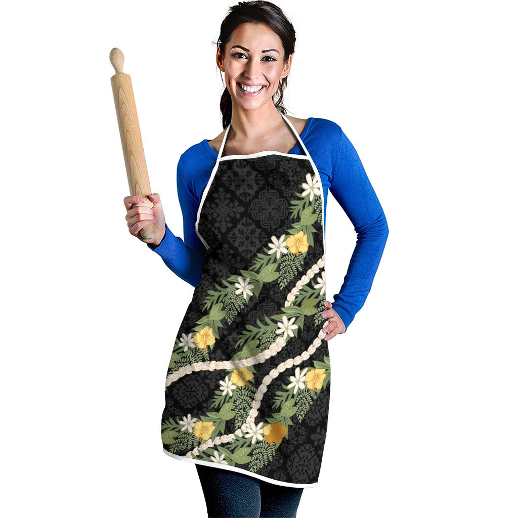 Puakenikeni Anthurium Pikake Lei Apron Hawaiian Quilt Pattern
