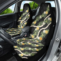 Puakenikeni Anthurium Pikake Lei Car Seat Cover Hawaiian Quilt Pattern