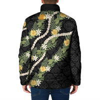 Puakenikeni Anthurium Pikake Lei Padded Jacket Hawaiian Quilt Pattern