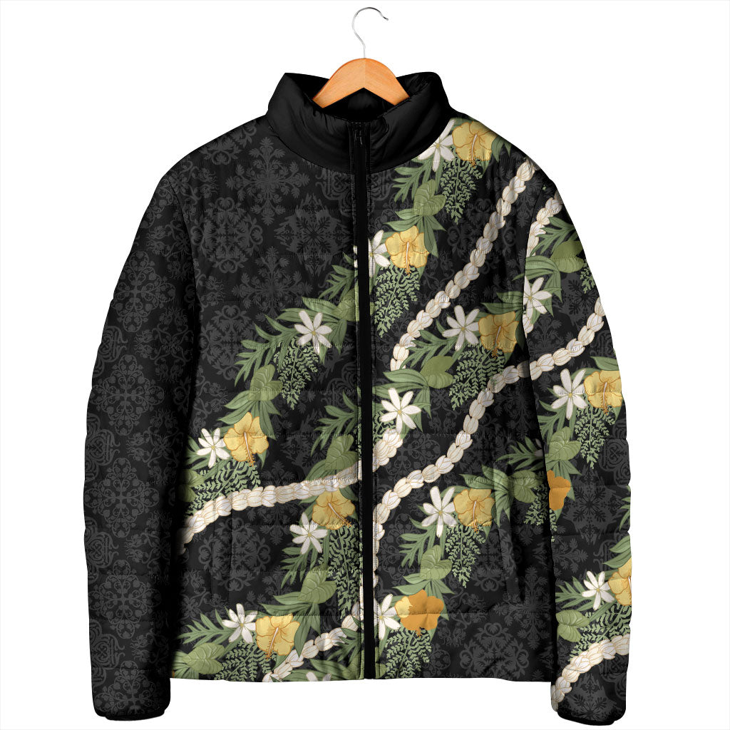 Puakenikeni Anthurium Pikake Lei Padded Jacket Hawaiian Quilt Pattern