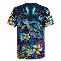 Plumeria Turtles Traditional Tribal Rugby Jersey LT9 - Polynesian Pride