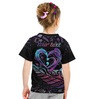 Personalised Your Life Matters Kid T Shirt Suicide Prevention Awareness Semicolon Heart