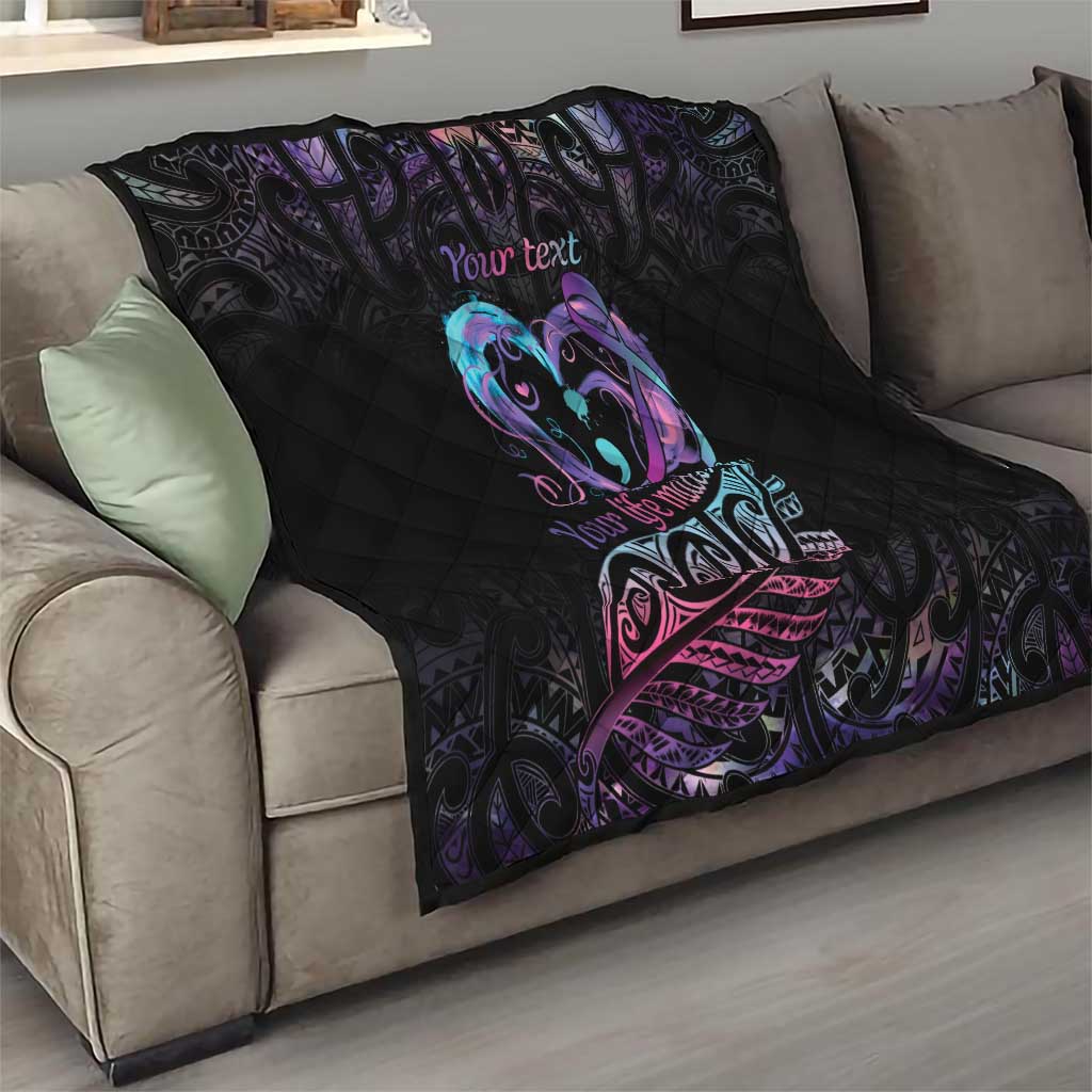Personalised Your Life Matters Quilt Suicide Prevention Awareness Semicolon Heart