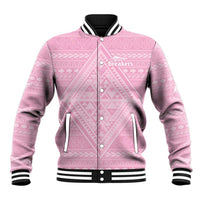 Custom New Zealand Basketball Indigenous Baseball Jacket - Polynesian Pride